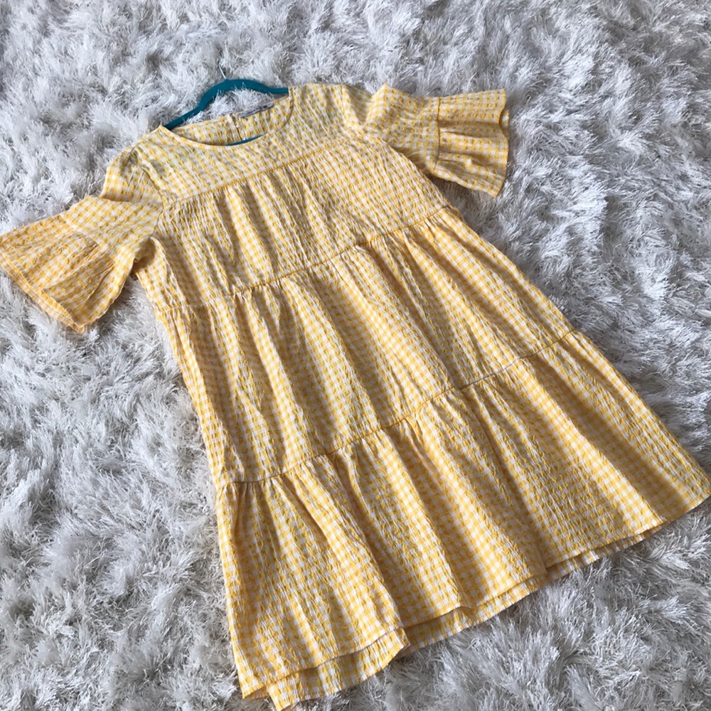 Picnic Half Sleeve Flowy Dress Size L